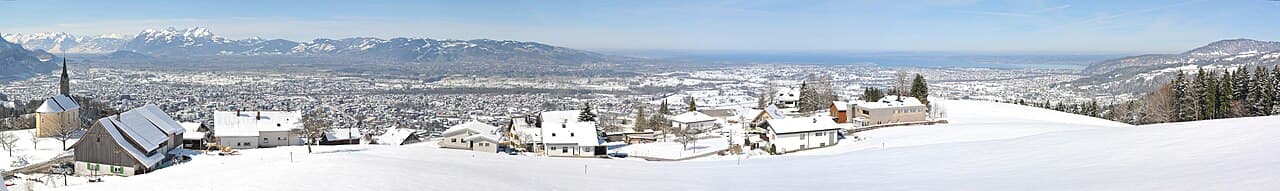 Panorama of the Swiss Alps