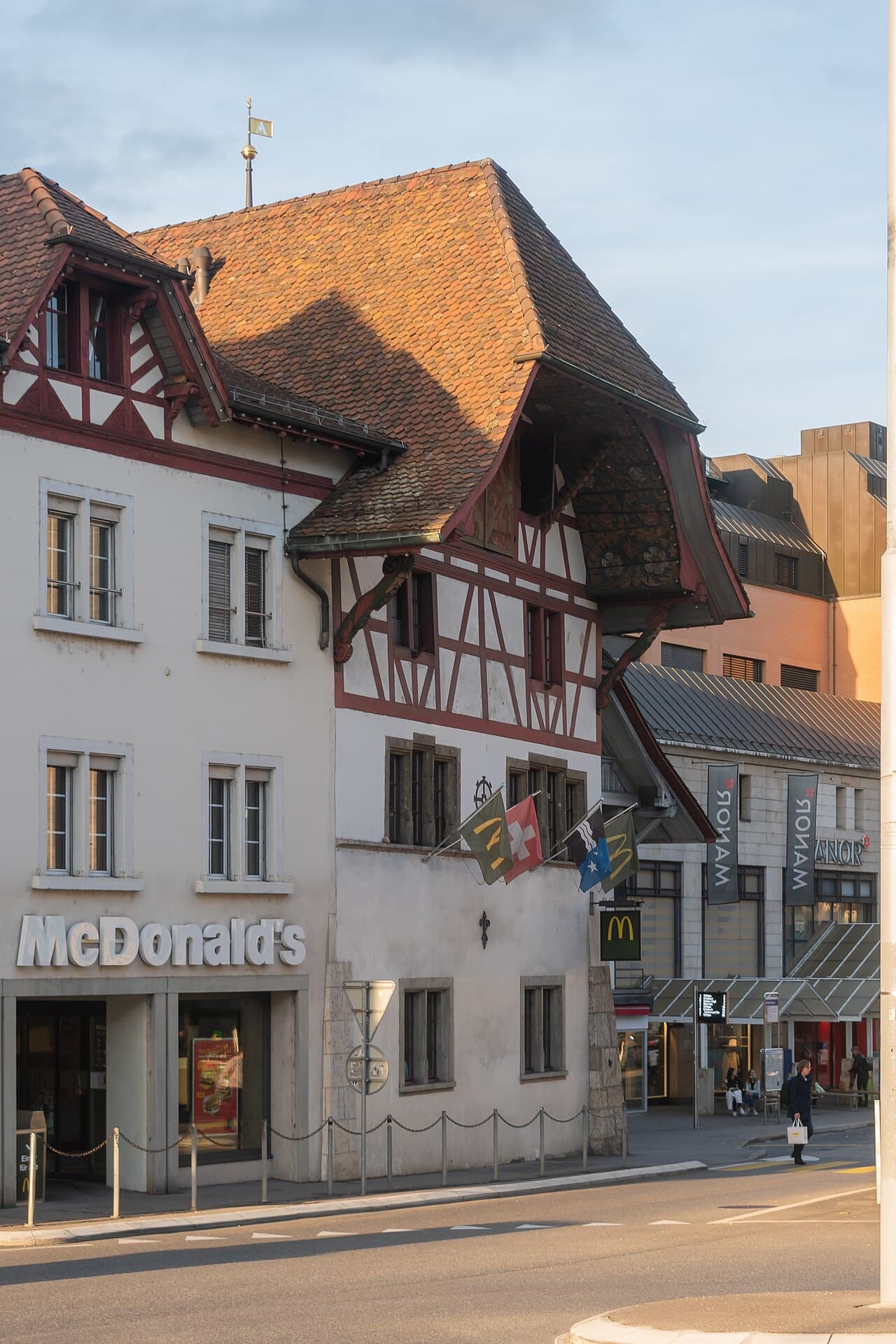 Veduta di Aarau, cantone Argovia