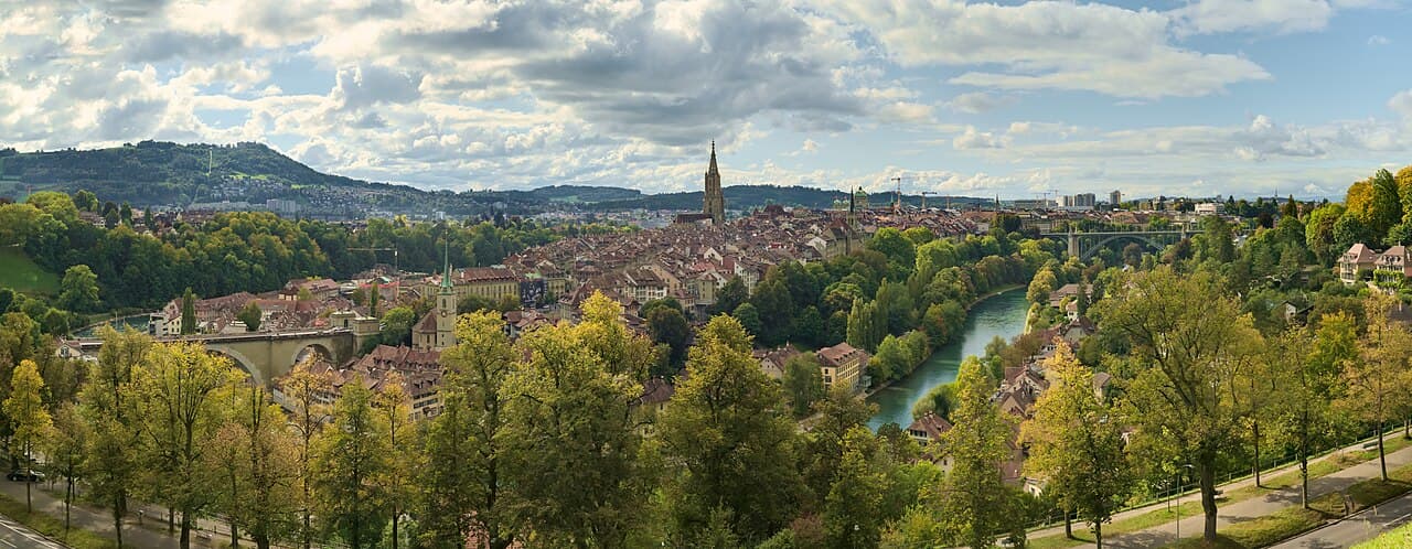 Veduta di Berna, cantone Berna