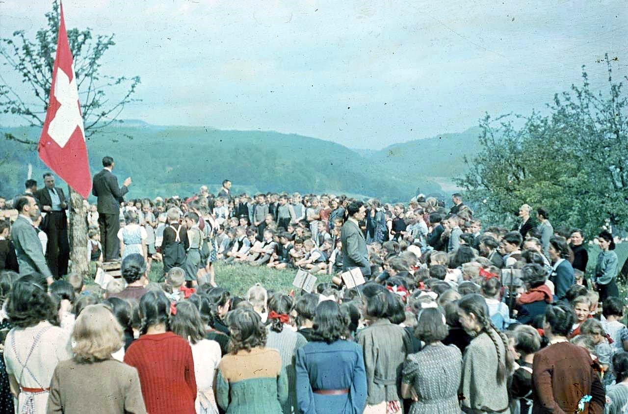 Veduta di Liestal, cantone Basilea Campagna