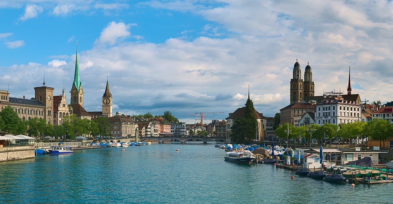 Veduta di Zurigo, cantone Zurigo